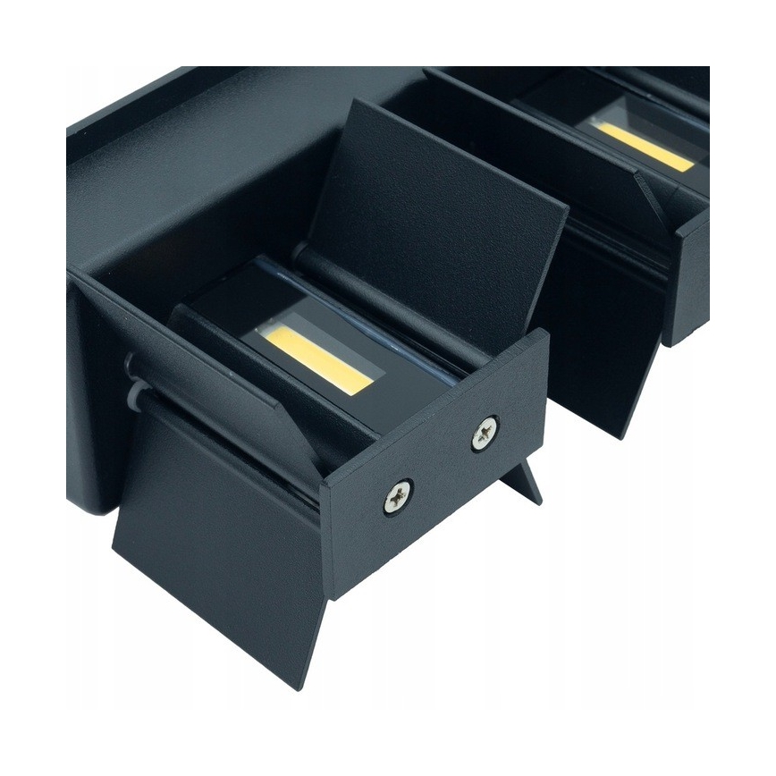 LED Wandlamp voor buiten LED/12W/230V IP54 zwart