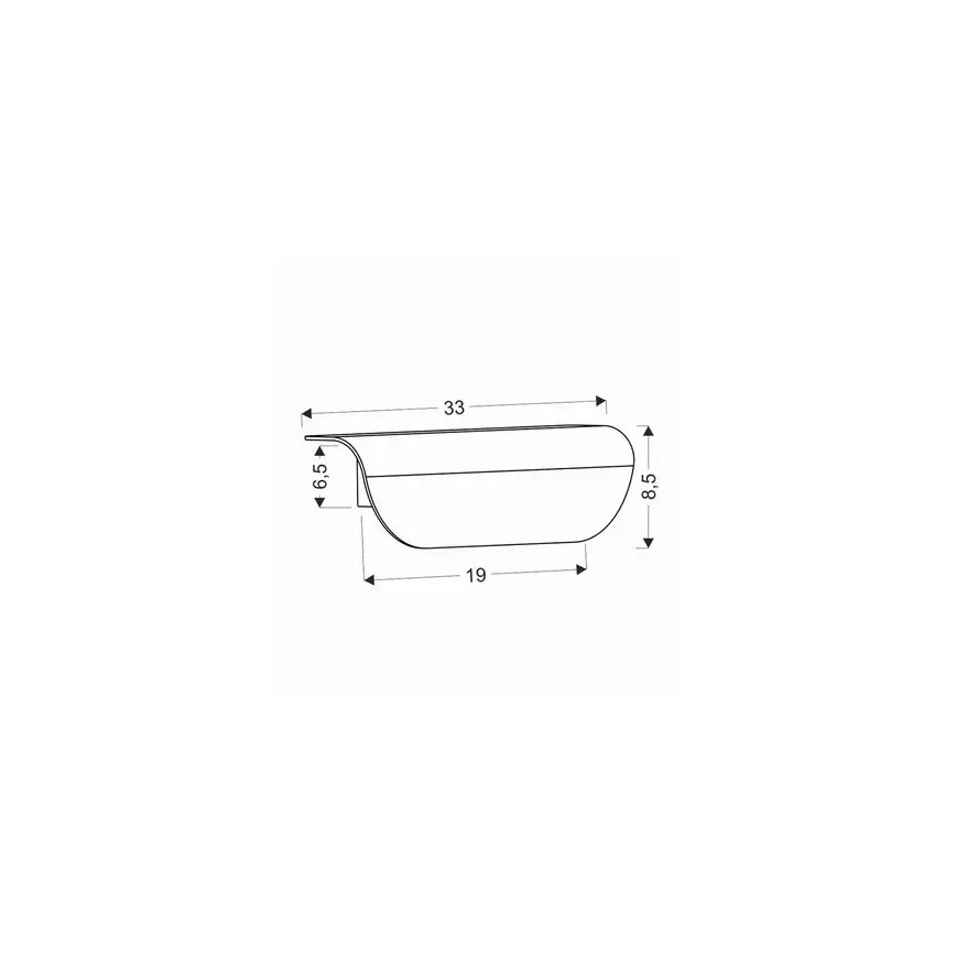 LED Wandlamp voor buiten LED/12W/230V IP65 zwart
