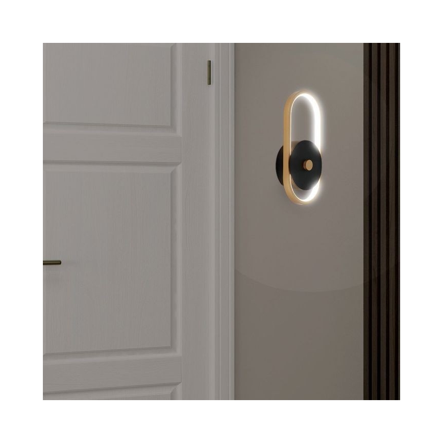 LED Wandlamp voor buiten LED/15W/230V IP54 4000K messing
