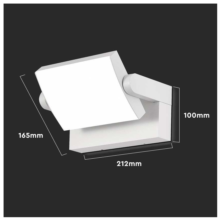 LED Wandlamp voor buiten LED/17W/230V 3000K IP65