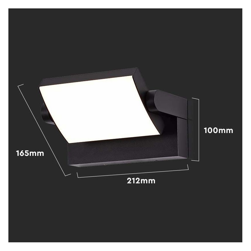LED Wandlamp voor buiten LED/17W/230V 3000K IP65