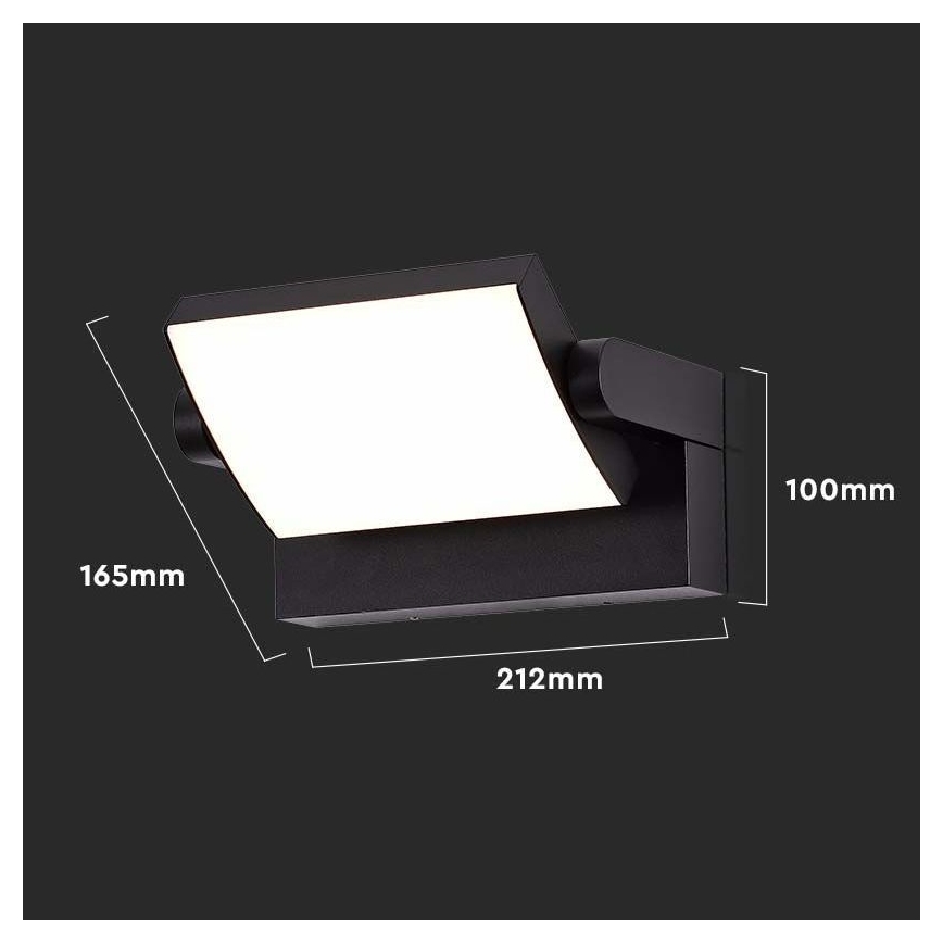 LED Wandlamp voor buiten LED/17W/230V 4000K IP65