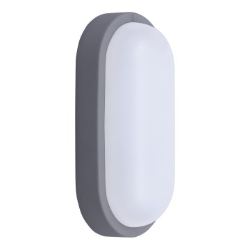 LED Wandlamp voor buiten LED/20W/230V 4000K IP54 grijs ovaal