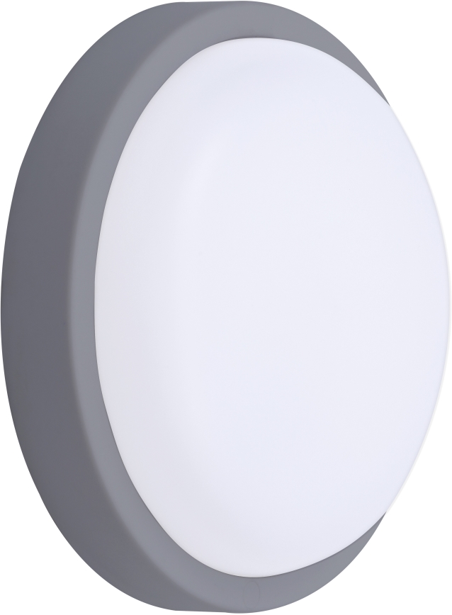 LED Wandlamp voor buiten LED/20W/230V 4000K IP54 grijs rond