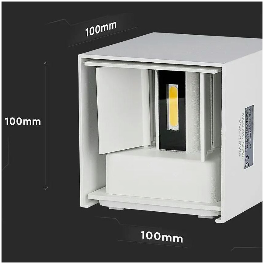 LED Wandlamp voor buiten LED/5W/230V 3000K IP65 wit