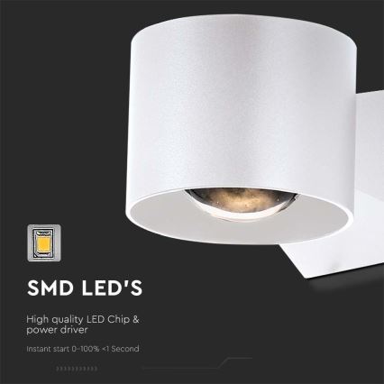 LED Wandlamp voor buiten LED/5W/230V 3000K IP65 wit