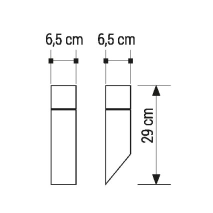 LED Wandlamp voor buiten LED/6W/110-240V IP54
