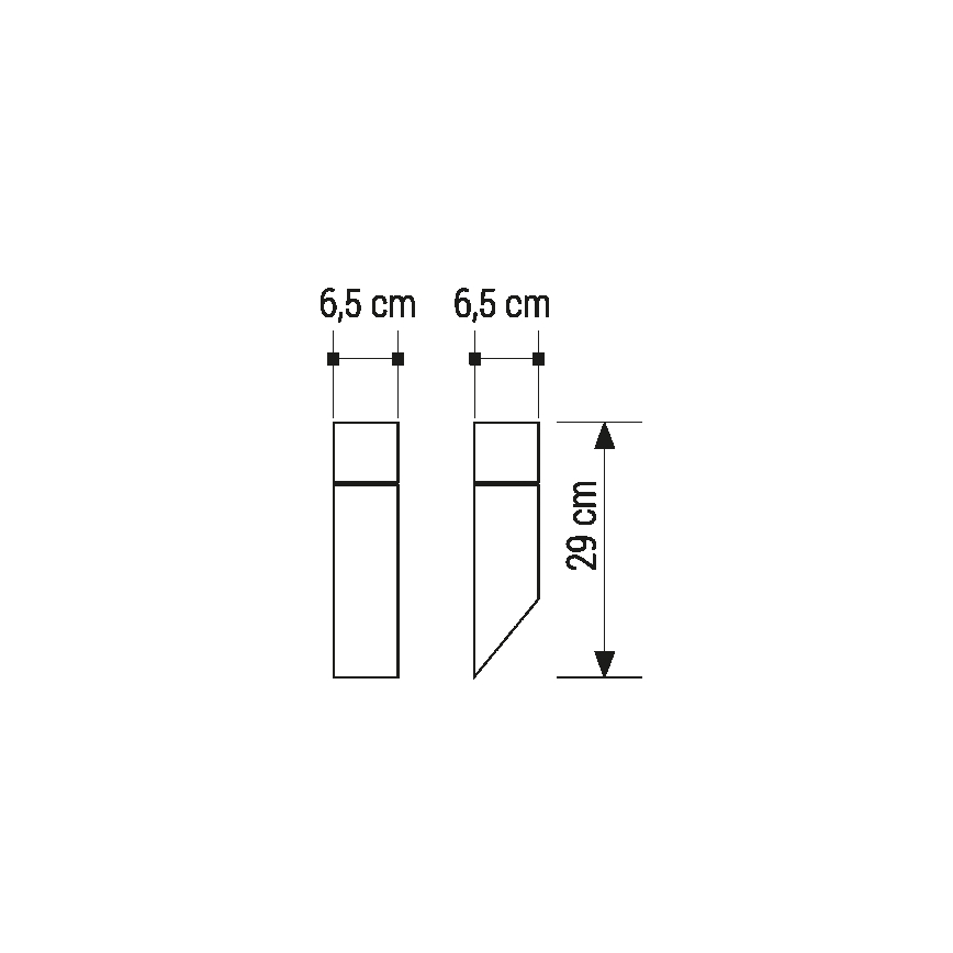 LED Wandlamp voor buiten LED/6W/110-240V IP54