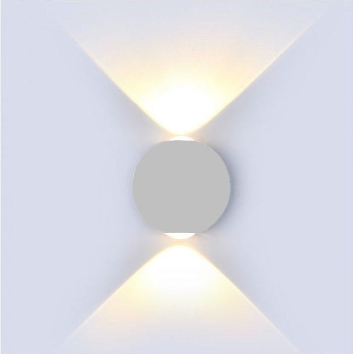 LED Wandlamp voor buiten LED/6W/230V 3000K IP65 grijs