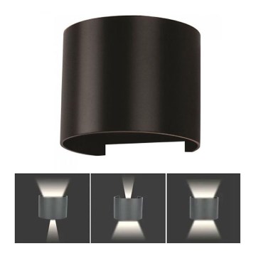 LED Wandlamp voor buiten LED/6W/230V 3000K IP65 zwart