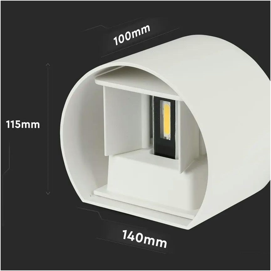 LED Wandlamp voor buiten LED/6W/230V 4000K IP65 wit