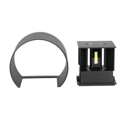 LED Wandlamp voor buiten LED/6W/230V 4000K IP65 zwart