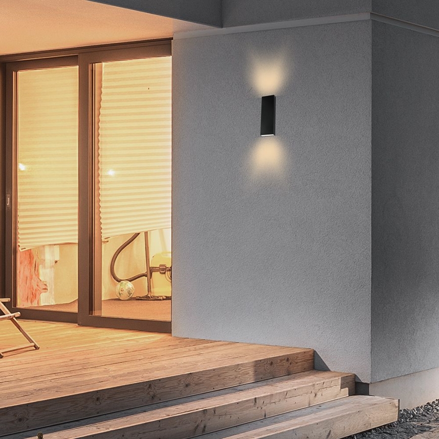 LED Wandlamp voor buiten LED/8W/230V 4000K IP65 zwart