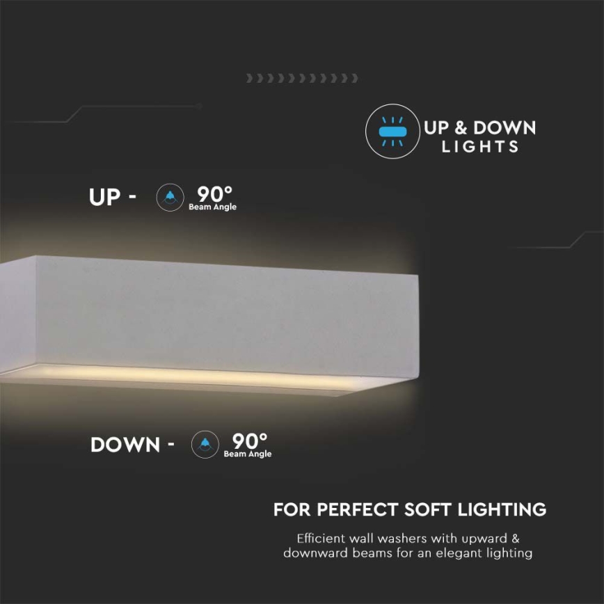LED Wandlamp voor buiten LED/9W/230V 3000K IP65