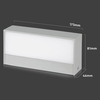 LED Wandlamp voor buiten LED/9W/230V 4000K IP65