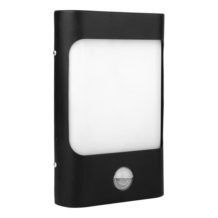 LED Wandlamp voor buiten met sensor CORDOBA LED/9W/230V IP44 zwart
