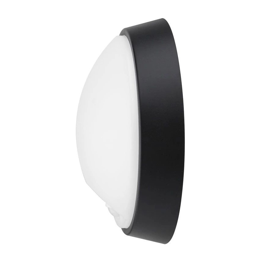LED Wandlamp voor buiten met sensor LED/12W/230V 3000/4000/6500K IP65 zwart