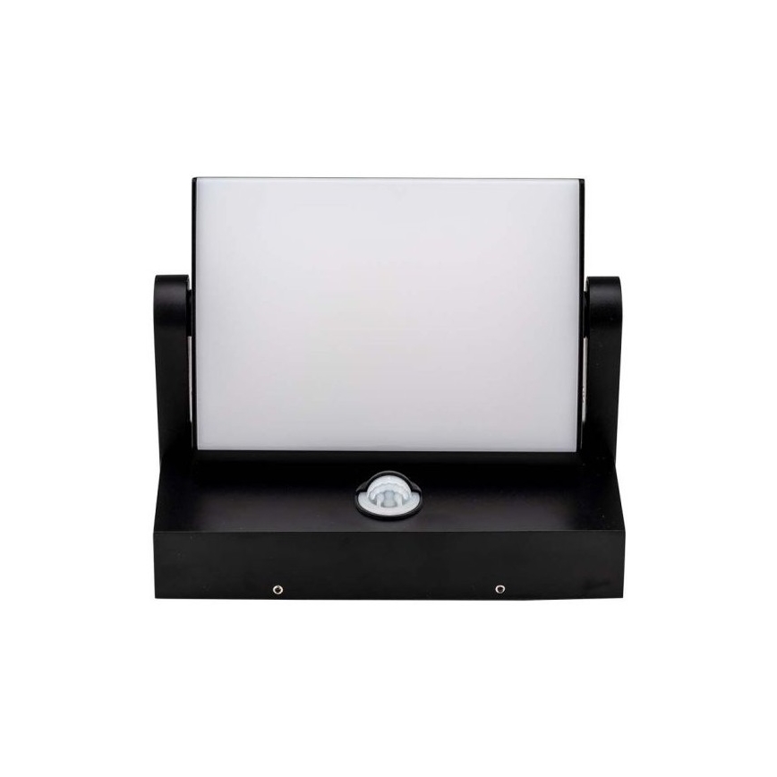 LED Wandlamp voor buiten met sensor LED/17W/230V 3000K IP65 zwart