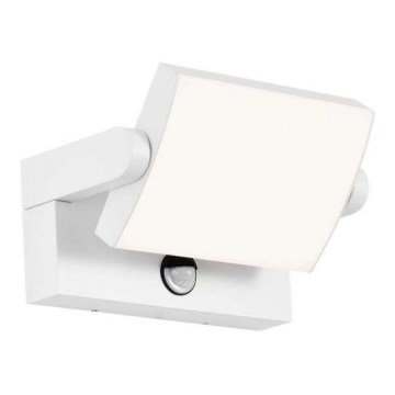 LED Wandlamp voor buiten met sensor LED/17W/230V 4000K IP65 wit