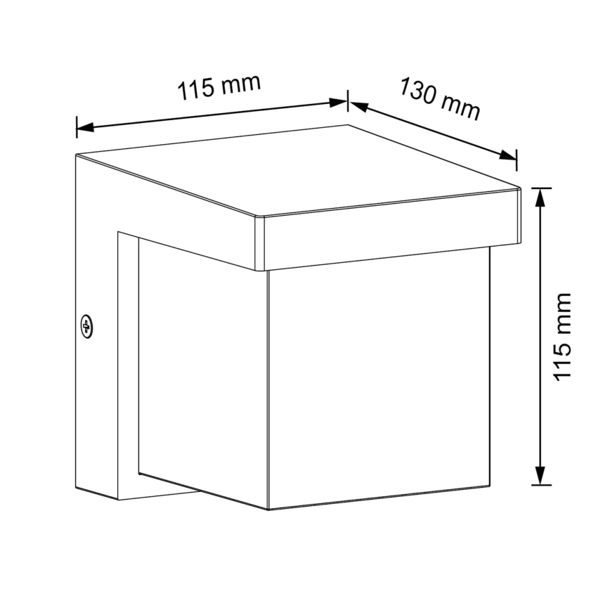 LED Wandlamp voor buiten MORGAN LED/10W/230V IP54
