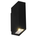 LED Wandlamp voor buiten ORLEAN 2xLED/2,5W/230V zwart IP54