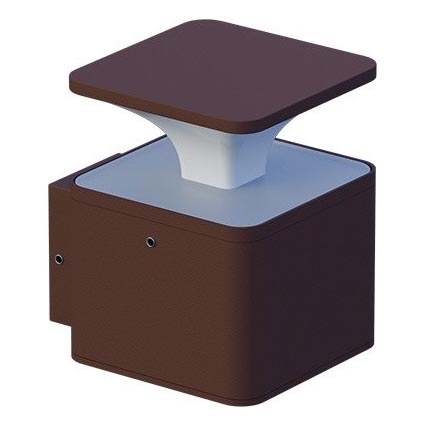 LED Wandlamp voor buiten ORNELA LED/6W/230V 3000K IP54 bruin