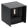 LED Wandlamp voor buiten QUERK 2xLED/3W/230V 3000K IP54 zwart