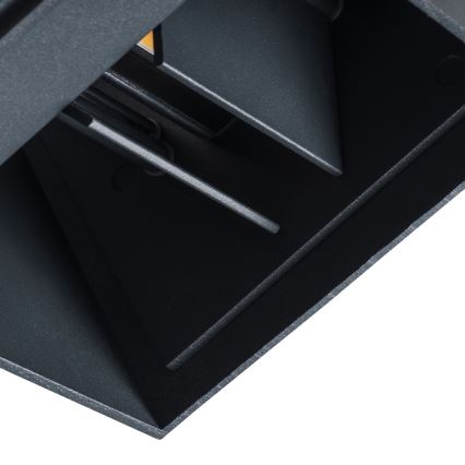 LED Wandlamp voor buiten REKA LED/7W/230V IP54 antraciet
