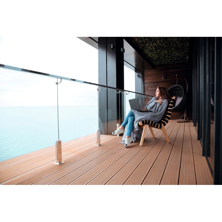LED Wandlamp voor buiten REKA LED/7W/230V IP54 antraciet