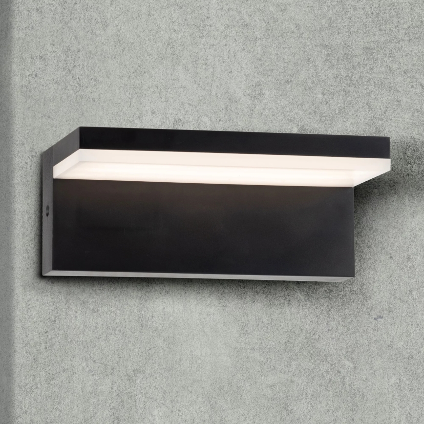 LED Wandlamp voor buiten TESA LED/10W/230V IP54 zwart