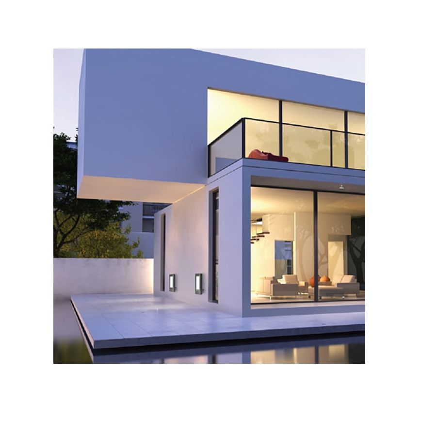 LED Wandlamp voor buiten TORRE LED/10W/230V IP54 antraciet