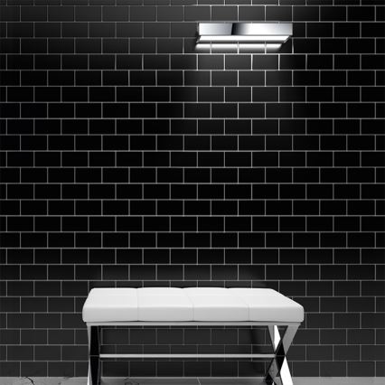 LED-wandlamp voor de badkamer LED/9W/230V 40 cm IP44 glanzend chroom