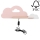 LED wandlamp voor kinderen inclusief plank CLOUD LED/5W/230V roze/wit