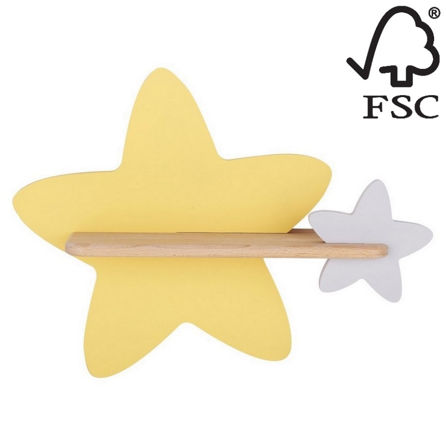 LED wandlamp voor kinderen inclusief plank STAR LED/5W/230V