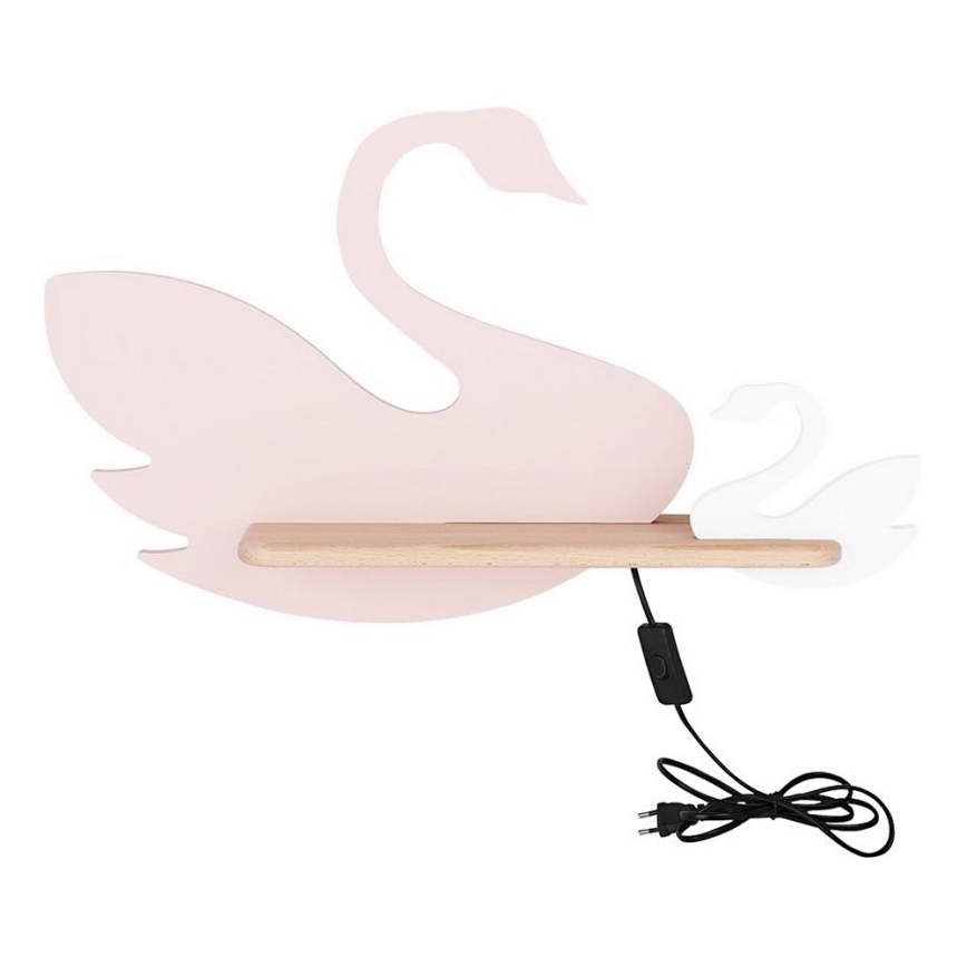 LED wandlamp voor kinderen inclusief plank SWAN LED/5W/230V