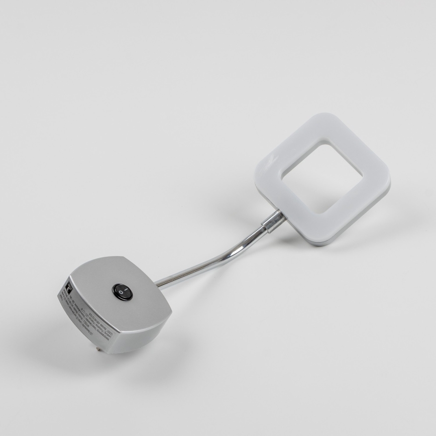 LED-wandlamp voor stopcontact LED/3,2W/230V mat chroom