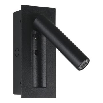 LED wandspot LED/2W/230V 3000K zwart