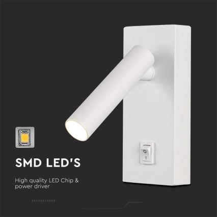 LED Wandspot LED/2W/230V 4000K wit