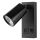 LED Wandspot met USB LED/5W/230V zwart