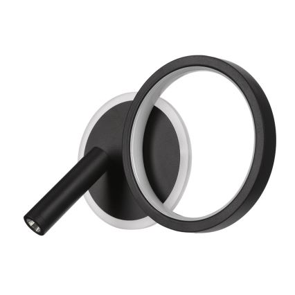 LED wandspot MONET LED/16W/230V zwart