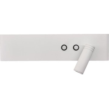 LED-wandspot RESORT LED/10W/230V + LED/3W wit rechts