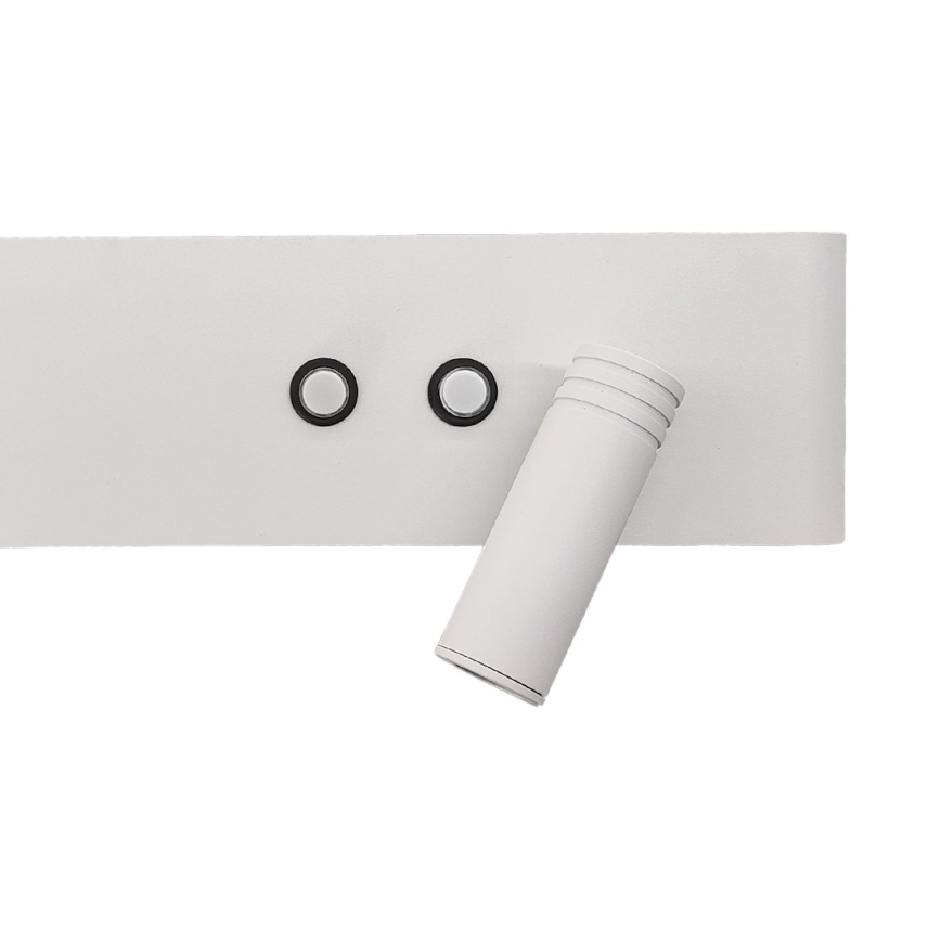 LED-wandspot RESORT LED/10W/230V + LED/3W wit rechts