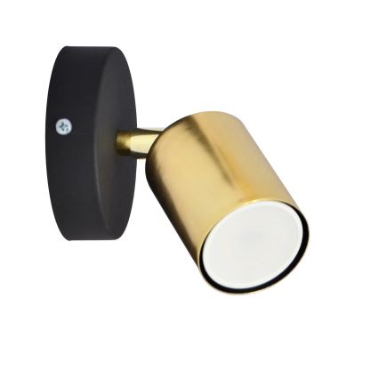 LED Wandspot TUNE 1xGU10/4,8W/230V goud/zwart