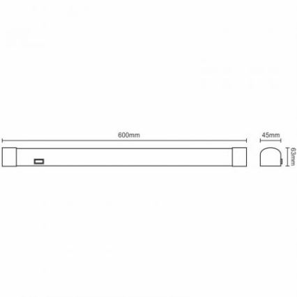 LED Werkbladverlichting LED/15W/230V 4000K IP44