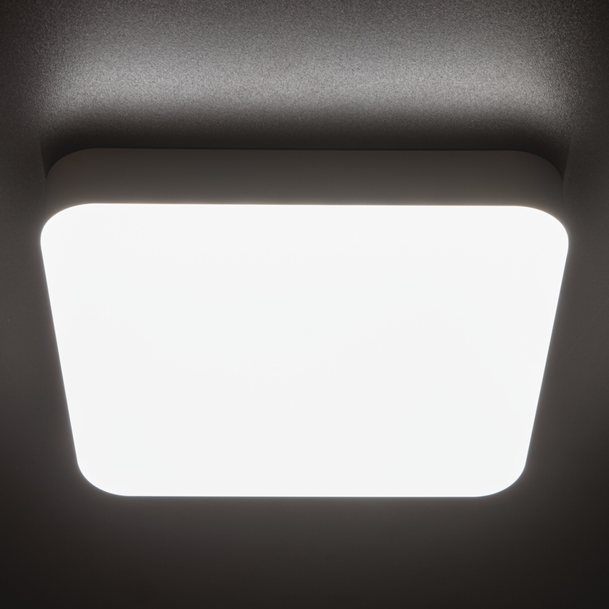 LED Werkverlichting plafond met bewegingssensor IPER LED/35W/230V IK10 IP65 hoekig wit