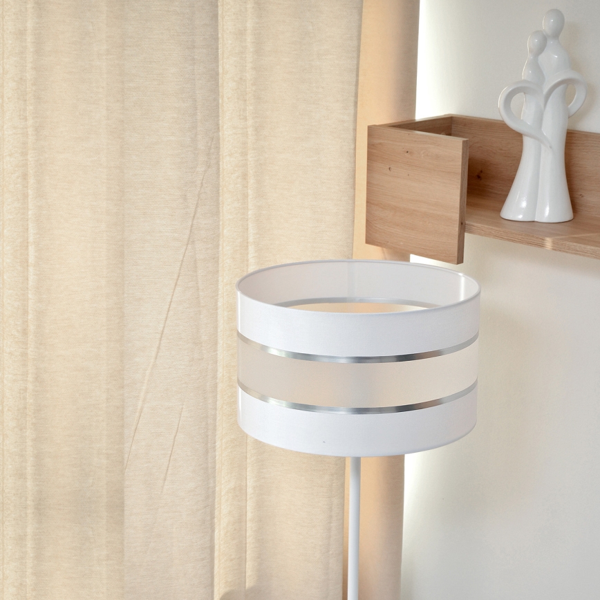 LED Witte Vloerlamp HELEN 1x E27 / 15W / 230V