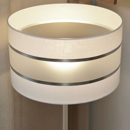 LED Witte Vloerlamp HELEN 1x E27 / 15W / 230V