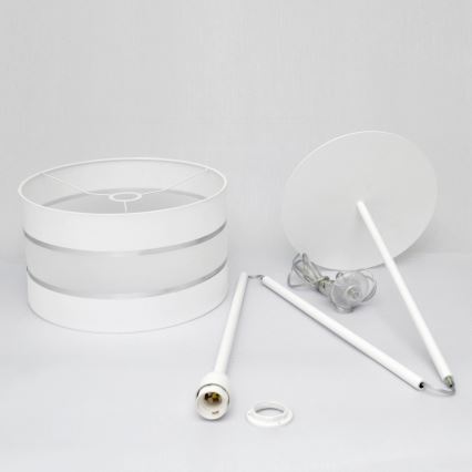 LED Witte Vloerlamp HELEN 1x E27 / 15W / 230V