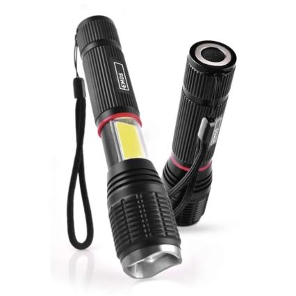 LED Zaklamp 2in1 COB LED/3xAAA