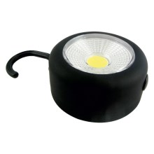 LED Zaklamp met haak en magneet LED/3W/3xAAA